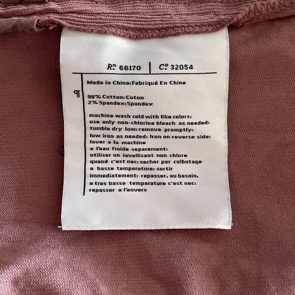 Pilcro & the Letterpress Pink Corduroy Flounce-Hem Skirt – Size 2 - Picture 5 of 9